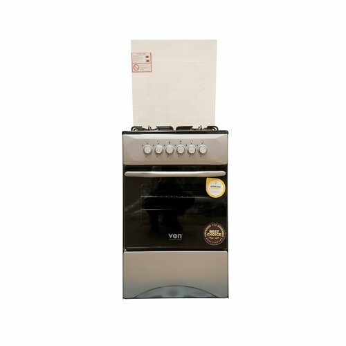 Von VAC5F140PS 4 Gas Cooker - Silver