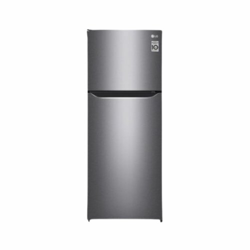 LG GN-B202SQBB Refrigerator, Top Mount Freezer - 187L By LG