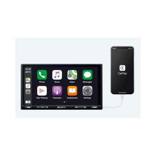 Sony XAV-AX5500 – 6.95 Inch Touchscreen, Apple CarPlay & Android Auto
