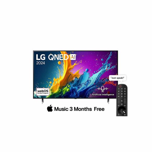 LG 55QNED80T 55 Inch QNED AI 4K Smart TV By LG