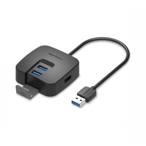 VENTION USB 3.0 TO 4 PORT USB 3.0 BUB 0.5 METER BLACK By Vention