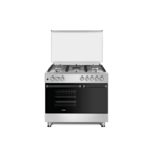 MIKA MST905G2WEG10HI Standing Cooker: 90cm X 60cm, 5 Gas Pool Jet Burners, Flame Failure Safety By Mika