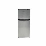 MIKA MRDCD118LSD Fridge, 118L, 2 Door Top Mount Freezer, Defrost (Direct Cool), Line Silver Dark By Mika