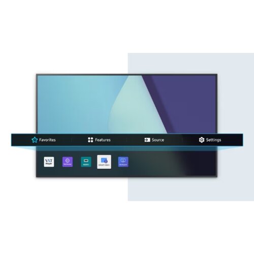 Samsung Crystal UHD 24 Inch Small Signage, QBC Series - Full HD Display, WiFi, Tizen OS (Model LH24QBCEBGCXEN)