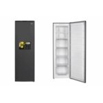 SCL 204L Upright No Frost Freezer, Pebble Grey (SCL-UFN204PG) By SCL