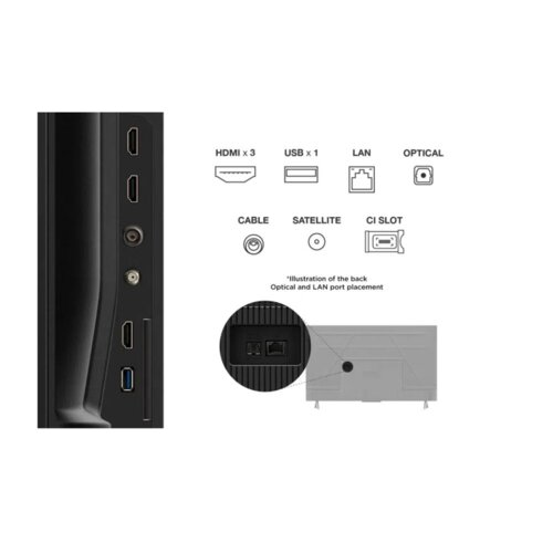 TCL 50 Inch 4K Google Smart TV 50PV6D 2026 Model With Google Assistant, Dolby Atmos, HDR