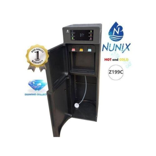 Nunix Z199C Bottom Load Water Dispenser - Hot, Normal And Cold Water, Touch Screen, Energy Efficient
