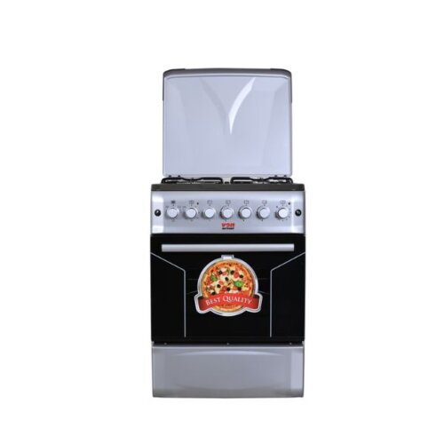 Von VAC6F031US 3 Gas + 1 Electric Cooker - Silver By Von