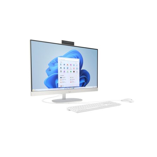 HP 27-CR0004L All-in-One PC – 27 Inch FHD Display, Intel Core I7, 16GB RAM, 512GB SSD, Silver