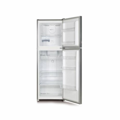 MIKA Refrigerator, 261L, Direct Cool, Double Door, Line Silver Dark MRDCD261LSD