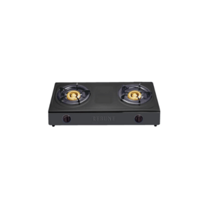 Rebune RE-4-045 Gas Stove Non-Stick 2 Burner (Golden) photo