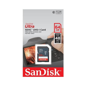 SanDisk Ultra SDHC 64GB 48MB/s Class 10 UHS-I photo