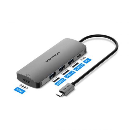 VENTION TYPE-C TO HDMI WITH USB POWER By Hubs/Cables
