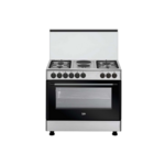 BEKO GE12121DX 4G+2E 90x60cm Silver, Electric Oven By Beko