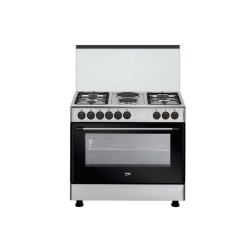 BEKO GE12121DX 4G+2E 90x60cm Silver, Electric Oven By Beko