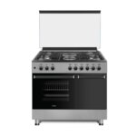 MIKA 90x60cm Standing Cooker 4 Gas + 2 Hot Plates MST9042EG4SB By Mika
