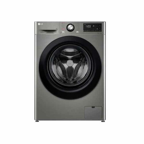 LG F4R3TYG6P Front Load Washing Machine - 8KG + Get FREE Von VSSS22PCV Steam Station - 2200W By LG
