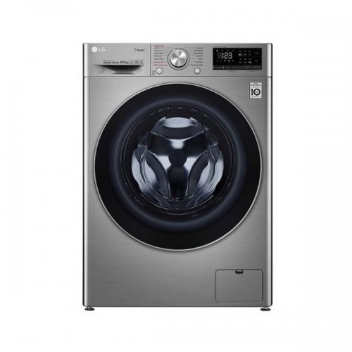 LG F4V5VGP2T Front Load Washer Dryer, 9/6KG - Silver By LG