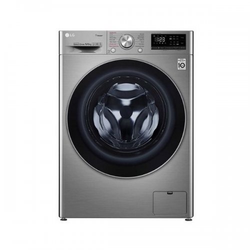LG F4V5VGP2T Front Load Washer Dryer, 9/6KG - Silver