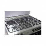 MIKA Standing Cooker, 90cm X 60cm, 4 + 1, Electric Oven, Half Inox  MST90PU41HI/FOW By Mika