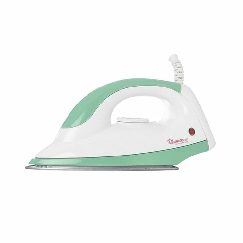 RAMTONS WHITE AND GREEN DRY IRON-RM/180 By Ramtons