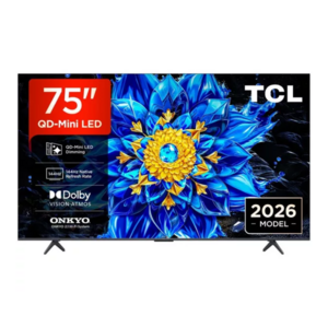 TCL 75 Inch P8L Premium QD-MiniLED Smart TV 75P8L - 4K UHD, Google TV, 144Hz