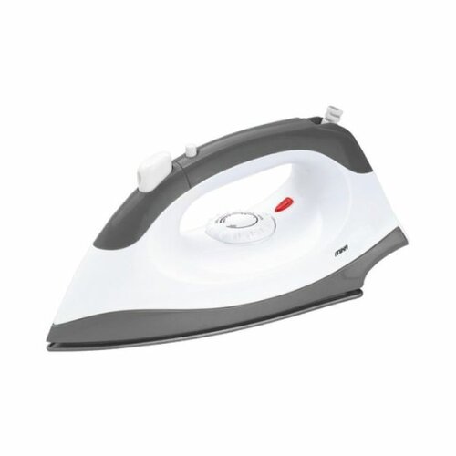 Mika Dry Iron, Non-Stick Soleplate, White & Grey MDIR268