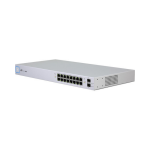 UniFi Managed 16-Port Gigabit Ethernet PoE Switch 150W + 2 SFP Ports By Ubiquiti