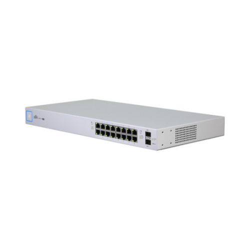 UniFi Managed 16-Port Gigabit Ethernet PoE Switch 150W + 2 SFP Ports By Ubiquiti