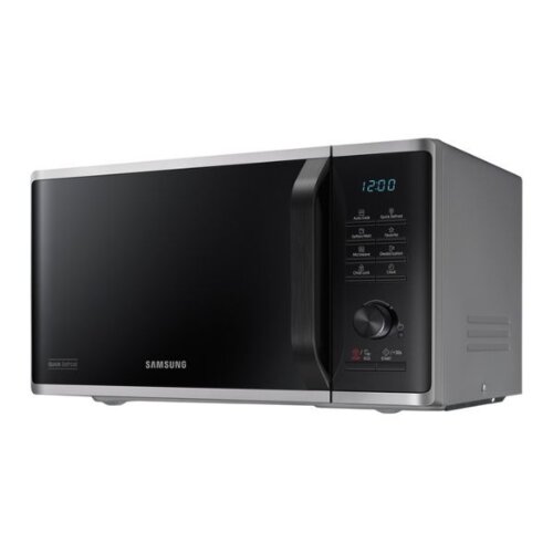 SAMSUNG 23L Solo Microwave - Freestanding, Ceramic Enamel, LED Display, Model MS23K3515AS