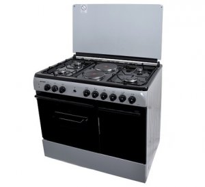 HOTPOINT 8422SLV 4 GAS + 2 ELECTRIC COOKER – SILVER photo