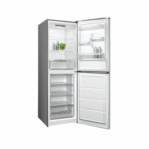 Beko BAD530 UK KE Fridge Freezer 253L (55cm, Pet Inox, No-Frost) – Energy Efficient Bottom Freezer