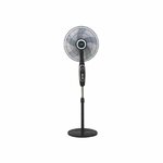 Mika 16 Inch Standing Fan Black & Silver MFS1624BS By FANS