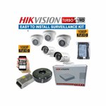 Hikvision 4 Channel 1080P Full HD 2MP CCTV Cameras Kit With 500GB HDD By Hikvision