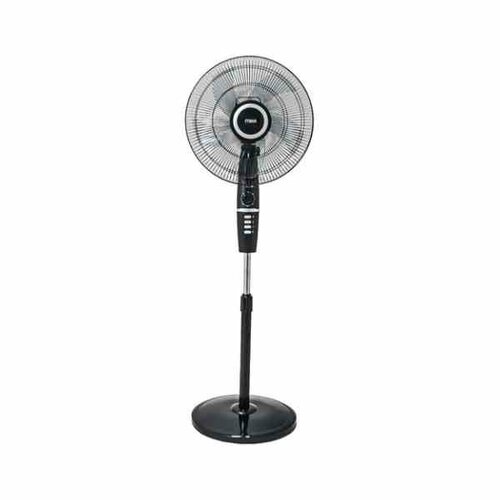 Mika 16 Inch Standing Fan Black & Silver MFS1626BS By FANS