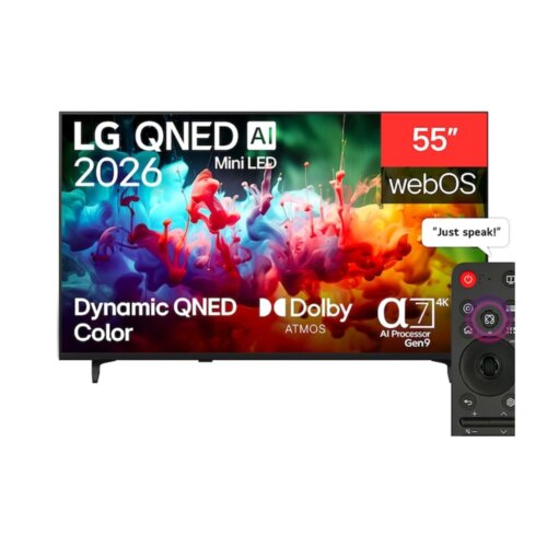 LG 55 Inch QNED72 Mini LED 4K Smart TV 55QNED72B6T By LG