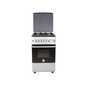 MIKA Standing Cooker, 50cm X 55cm, 4GB, Electric Oven, Silver MST55PI4GSL/HC photo