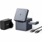 ANKER 3-in-1 Cube With MagSafe – Wireless Charging Station For IPhone, AirPods, And Apple Watch By Anker