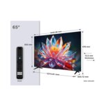 TCL 65 Inch QLED 4K Smart TV 65T6D - Dolby Atmos, Fire TV OS, HDR10 By TCL