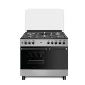 MIKA 90cm X 60cm Standing Cooker Mirror Black Hob MST9041WEG4SB photo