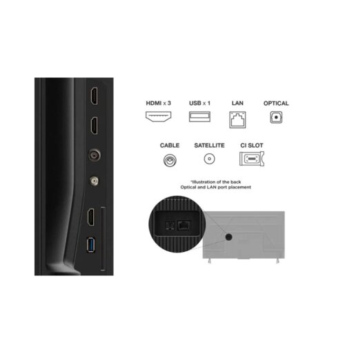 TCL 55 Inch 4K Google Smart TV 55V6D 2026 Model – Google Assistant, Dolby Atmos, HDR