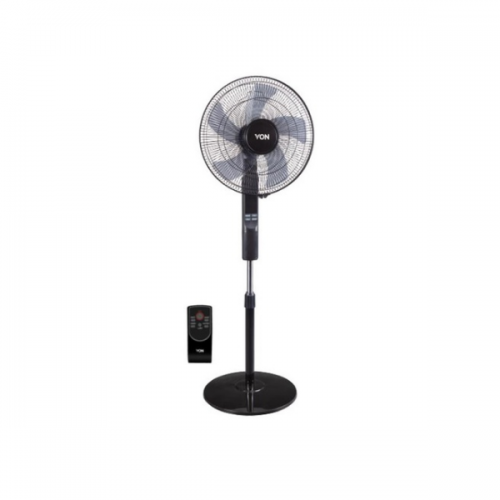 Von VSNJ6622K 16" Floor Standing Fan, Remote - Black By FANS