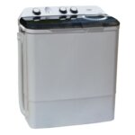 MIKA Semi-Automatic Washer 8Kg White/Grey - Water Efficient, Model: MWSTT2208 By Mika