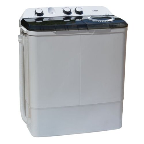 MIKA Semi-Automatic Washer 8Kg White/Grey - Water Efficient, Model: MWSTT2208 By Mika