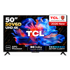 TCL 50 Inch 4K Google Smart TV With Dolby Atmos 50V6D Premium Picture And Sound For Every Home