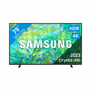 Samsung 75CU8000 75 Inch Crystal 4K UHD Smart LED TV With Built In Receiver  (2023) photo