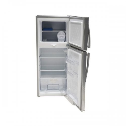 MIKA Fridge, 118L, Direct Cool, Double Door, Silver Brush MRDCD70SBR