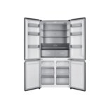 MIKA 503L No Frost 4 Door Fridge Black Glass MRNF4DT503GBV By Mika