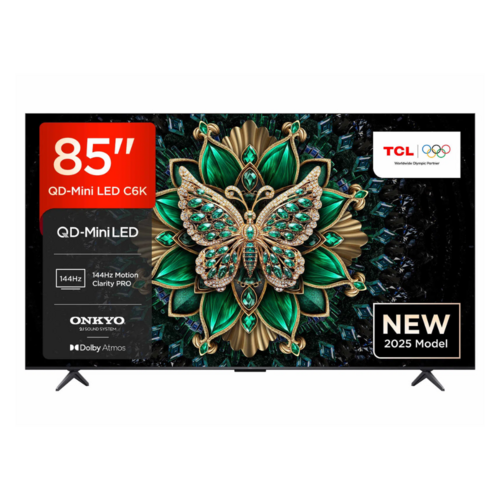 TCL 85 Inch 4K Mini-LED Smart TV Google TV – Model 85C6K By TCL