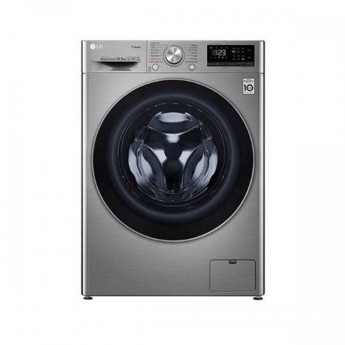 LG F4V5RYP2T Front Load Washing Machine, 10.5KG - Silver By LG